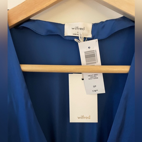 Aritzia Wilfred Blue Maxine Dress BNWT - Picture 2 of 8